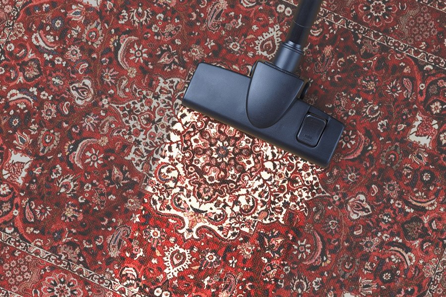 Dust on rugs