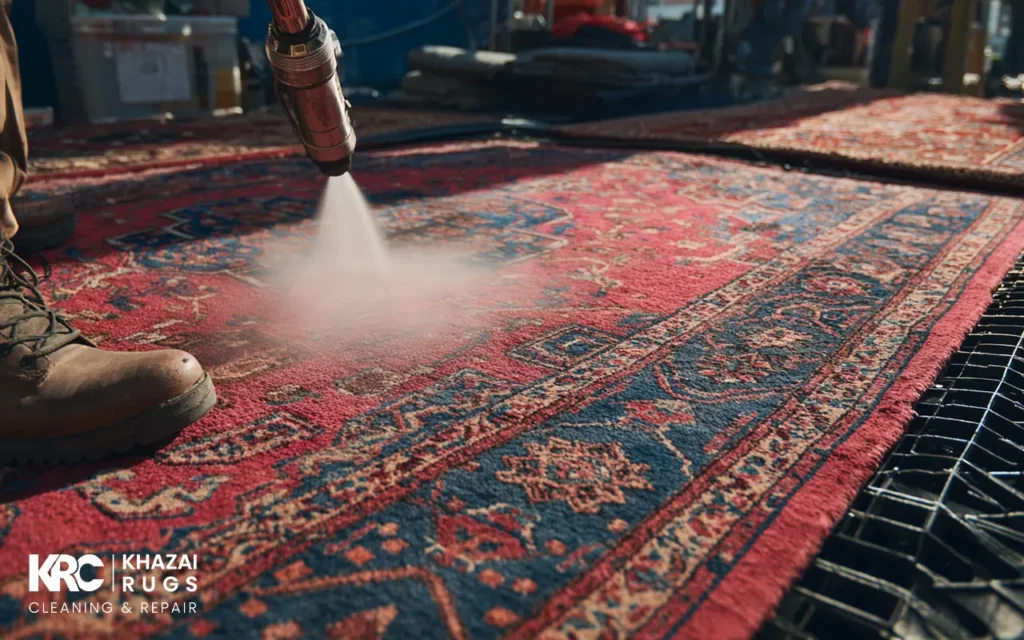 remove tomato sauce from a rug