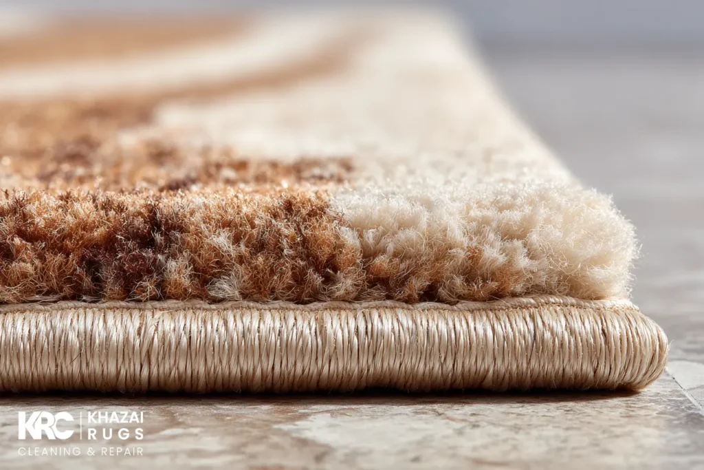 repair frayed rug edges