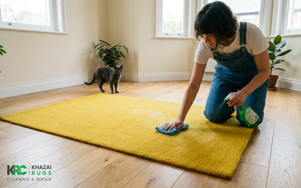 cat urine rug stain remover