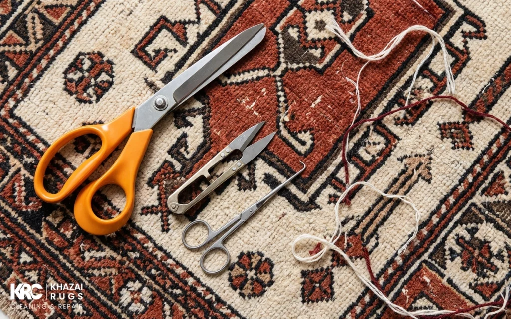 restore rug holes and tears