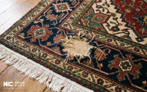 professional rug reweaving