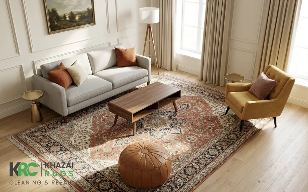 Impact of rug Color on Room Ambiance