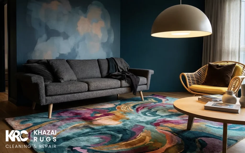 Impact of rug Color on Room Ambiance