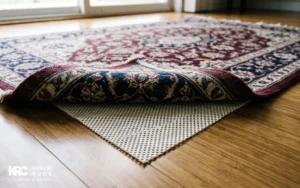 rug pad on hardwood floors